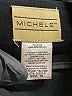 Michele 100% Polyester Solid Black Formal Skirt Size 10 - photo 4