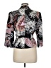 Alberto Makali 100% Silk Print Black Blazer Size 8 - photo 2