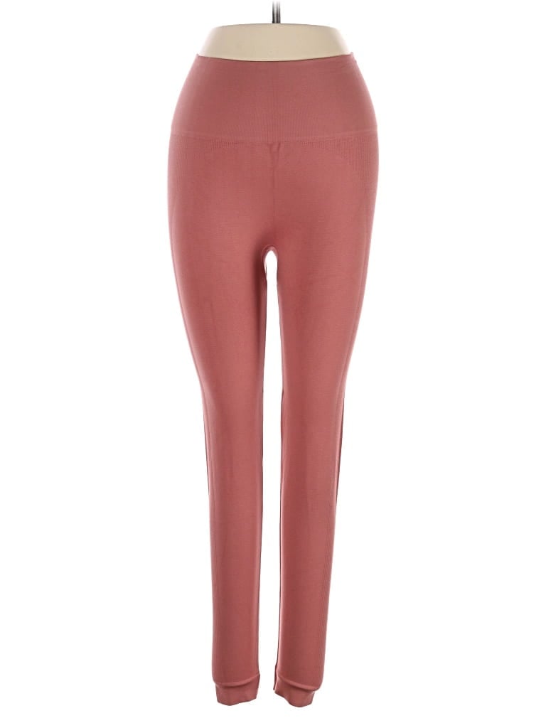 Pre-owned Set Active Active Pants In Burgundy