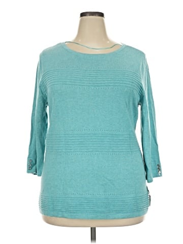Karen Scott 3/4 Sleeve Top (view 1)