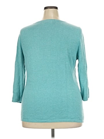 Karen Scott 3/4 Sleeve Top (view 2)