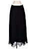 Self-Portrait 100% Polyester Solid Black Formal Skirt Size 8 - photo 1