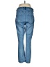 J.Jill Chevron-herringbone Blue Jeans Size 8 - photo 2