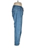 J.Jill Chevron-herringbone Blue Jeans Size 8 - photo 4