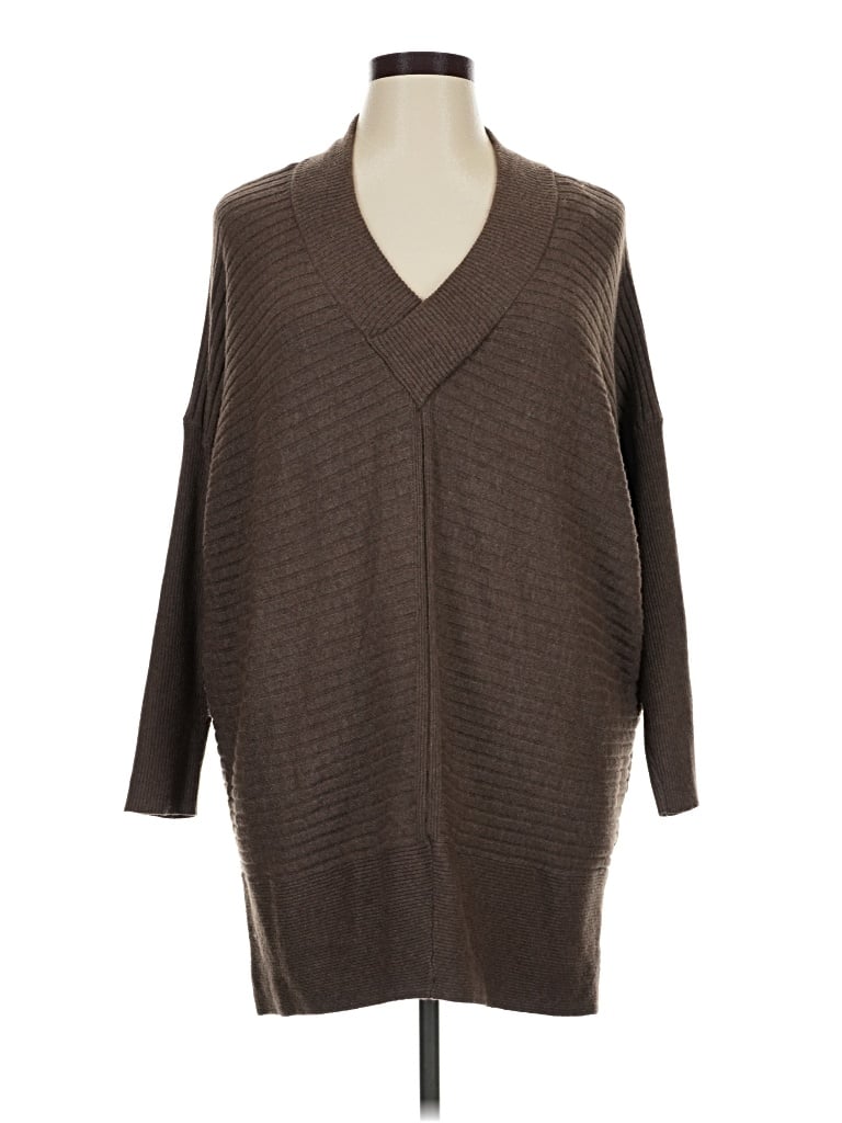 Pre-owned Stitchdrop Cardigan Sweater In Brown
