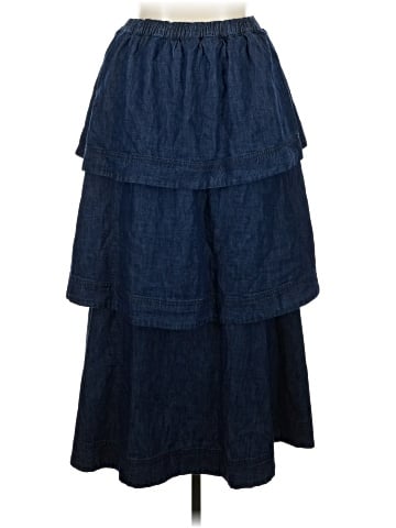 Free People Denim Skirt (view 2)