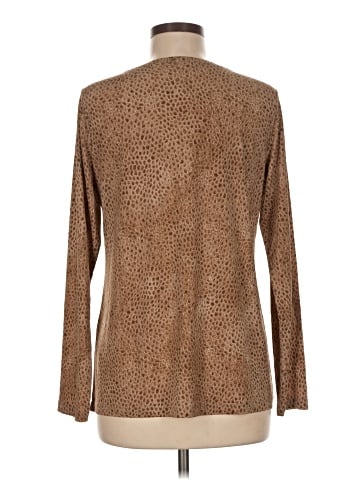 Susan Graver Long Sleeve Henley (view 2)