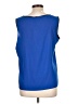 Calvin Klein Blue Sleeveless Blouse Size L - photo 2