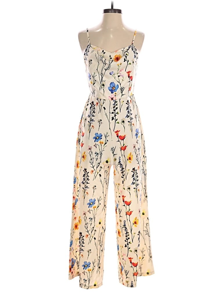 Pre-owned Shein Jumpsuit In Ivory