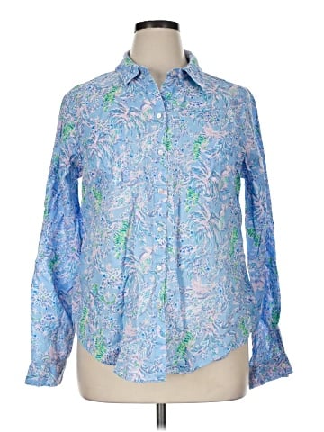 Lilly Pulitzer Long Sleeve Button-Down Shirt (view 1)