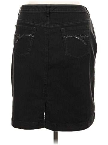 Gloria Vanderbilt Denim Skirt (view 2)