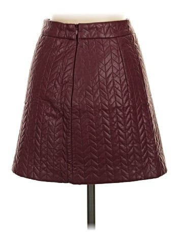 Commense Faux Leather Skirt (view 2)
