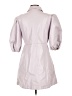Lulus 100% Polyurethane Gray Casual Dress Size L - photo 2