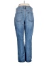 Old Navy 100% Cotton Hearts Blue Jeans Size 6 - photo 2