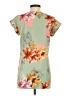 Express Outlet Floral Green Short Sleeve Blouse Size S - photo 2