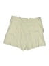 Zara Solid Ivory Khaki Shorts Size S - photo 2