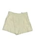 Zara Solid Ivory Khaki Shorts Size S - photo 1