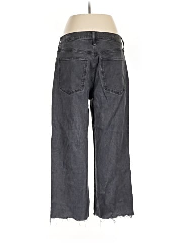 Madewell The Perfect Vintage Wide-Leg Crop Jean in Benley Wash: Raw-Hem Edition (view 2)