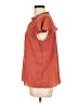 Nine West 100% Polyester Orange Short Sleeve Blouse Size L - photo 5