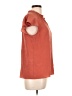 Nine West 100% Polyester Orange Short Sleeve Blouse Size L - photo 4
