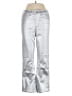 Ann Taylor LOFT Metallic Silver Jeans Size 27 waist - photo 1