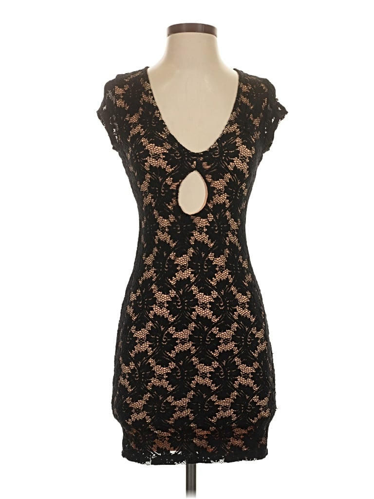 Pre-owned Nightcap Cocktail Dress In Black