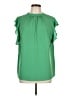 Ann Taylor Green Short Sleeve Blouse Size L - photo 1