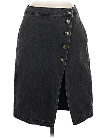 Topshop Denim Skirt (view 1)