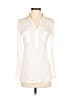 Splendid 100% Rayon Ivory Long Sleeve Blouse Size XS - photo 1