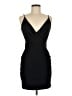 Lulus 100% Polyester Solid Black Cocktail Dress Size M - photo 1