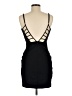 Lulus 100% Polyester Solid Black Cocktail Dress Size M - photo 2