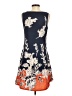 Unbranded Print Blue Casual Dress Size 2 (estimated) - photo 2