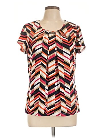 NY Collection Short Sleeve Blouse (view 1)