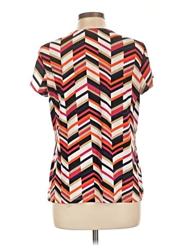 NY Collection Short Sleeve Blouse (view 2)