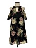 Blue Rain Floral Black Cocktail Dress Size S - photo 1