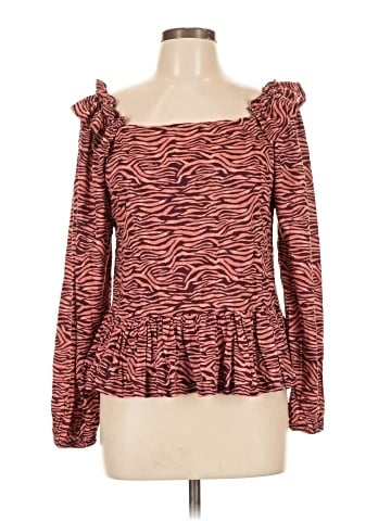 Ann Taylor LOFT Outlet Long Sleeve T-Shirt (view 1)