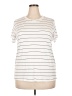 Torrid Ivory Short Sleeve Turtleneck Size 2X Plus (2) - photo 1