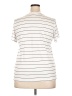 Torrid Ivory Short Sleeve Turtleneck Size 2X Plus (2) - photo 2
