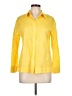 Eberjey Yellow Long Sleeve Button-Down Shirt Size L (estimated) - photo 1
