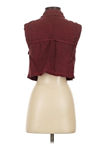 Pilcro Sleeveless Button-Down Shirt (view 2)