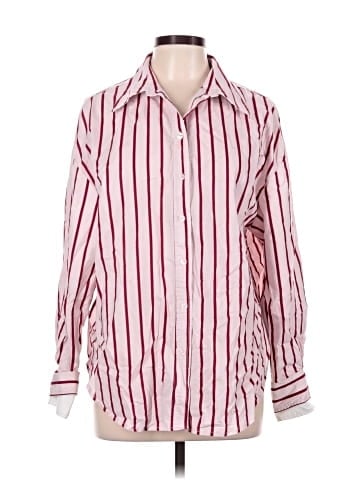 Line & Dot Long Sleeve Button-Down Shirt (view 1)