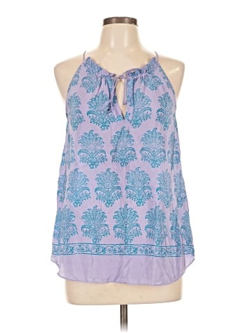 HD in Paris Sleeveless Silk Top (view 1)