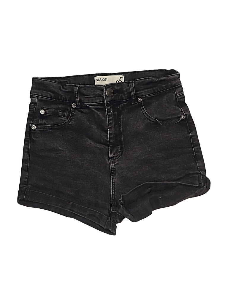 Pre-owned Garage Denim Shorts In Black