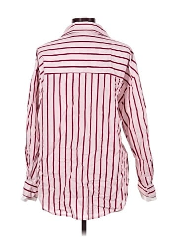 Line & Dot Long Sleeve Button-Down Shirt (view 2)