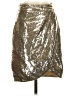 BCBGMAXAZRIA 100% Polyester Metallic Gold Formal Skirt Size XS - photo 1