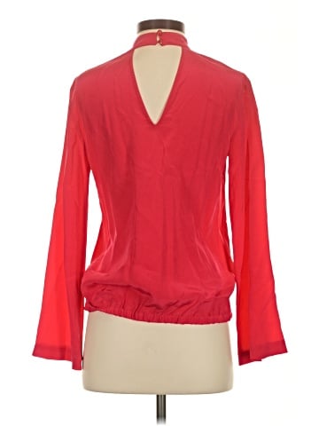 Trina Turk Long Sleeve Silk Top (view 2)