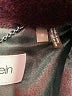 Calvin Klein 100% Polyester Red Burgundy Coat Size M - photo 7