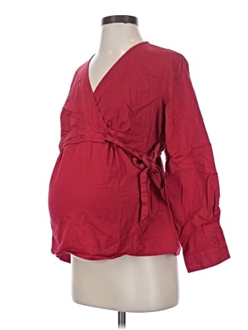 Motherhood Long Sleeve Blouse (view 1)