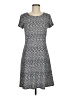AB Studio Tweed Gray Casual Dress Size M - photo 1
