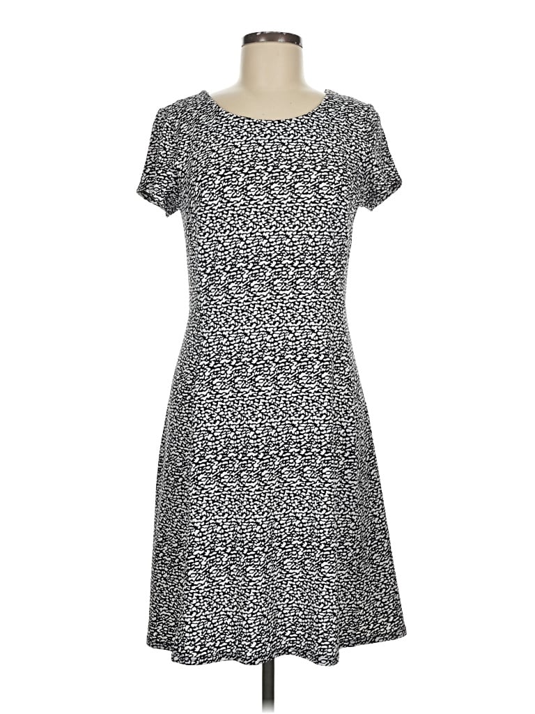 Pre-owned Ab Studio Casual Dress In Gray